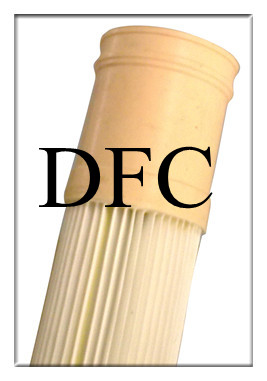 Silicon top cap dust filter cartridge
