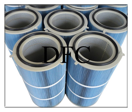 Polyester with PTFE coating filter cartridge