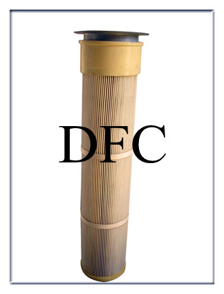 Silicon top cap dust filter cartridge