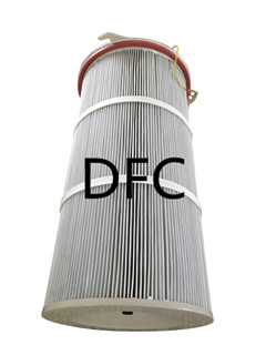 Lug Frange dust filter cartridge